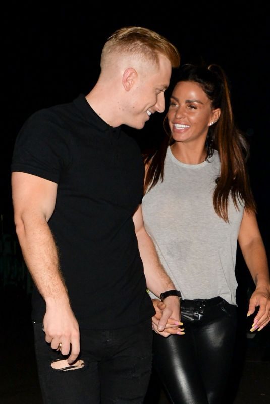 KATI PRICE and Kris Boyson Night Out in Brighton 07/07/2018