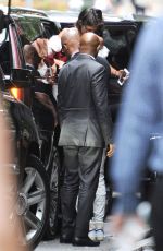 KATIE HOLMES and Jamie Foxx at Tao Restaurant in New York 07/16/2018