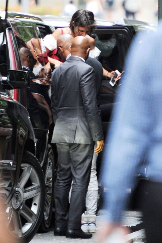 KATIE HOLMES and Jamie Foxx at Tao Restaurant in New York 07/16/2018