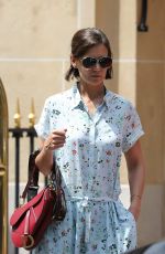 KATIE HOLMES Arrives at Her Hotel in Paris 07/01/2018