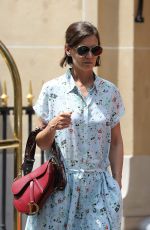 KATIE HOLMES Arrives at Her Hotel in Paris 07/01/2018