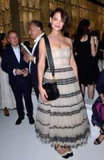 KATIE HOLMES at Dior Fall/Winter 2018/2019 Haute Couture Show in Paris 07/02/2018