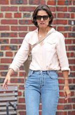 KATIE HOLMES in Jeans Out and About in New York 07/26/2018
