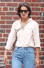 KATIE HOLMES in Jeans Out and About in New York 07/26/2018