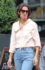 KATIE HOLMES in Jeans Out and About in New York 07/26/2018