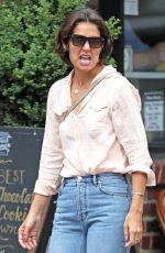 KATIE HOLMES in Jeans Out and About in New York 07/26/2018