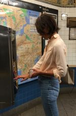 KATIE HOLMES on Subway in New York 07/26/2018