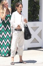 KATIE HOLMES on the Beach in Santa Monica 07/23/2018