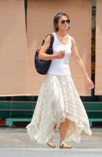 KATIE HOLMES Out and About in New York 07/17/2018