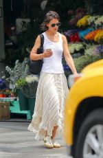 KATIE HOLMES Out and About in New York 07/17/2018