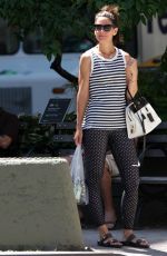KATIE HOLMES Out Shopping in New York 07/19/2018