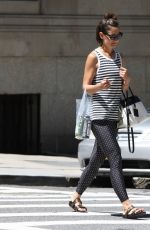 KATIE HOLMES Out Shopping in New York 07/19/2018