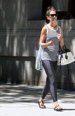 KATIE HOLMES Out Shopping in New York 07/19/2018