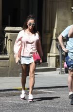KATIE PRICE and Kris Boyson Shopping at Harvey Nichols and Selfridges in Manchester 07/28/2018