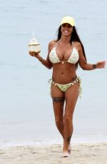 KATIE PRICE in Bikini on the Beach in Thailand 07/18/2018