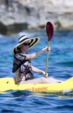KATY PERRY in Bikini at a Yacht in Formentera 07/04/2018