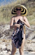 KATY PERRY in Bikini at a Yacht in Formentera 07/04/2018