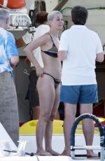 KATY PERRY in Bikini at a Yacht in Formentera 07/04/2018