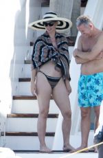 KATY PERRY in Bikini at a Yacht in Formentera 07/04/2018