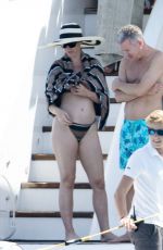 KATY PERRY in Bikini at a Yacht in Formentera 07/04/2018