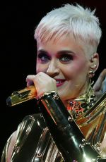 KATY PERRY Performs at Perth Arena in Perth 07/24/2018