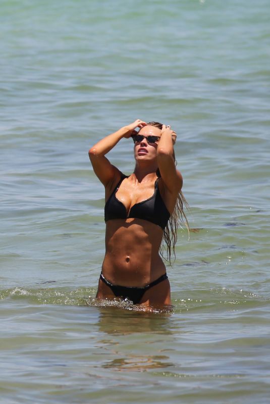 KAYLA RAE REID in Bikini at a Beach in Miami 07/15/2018