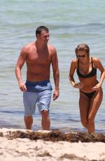 KAYLA RAE REID in Bikini at a Beach in Miami 07/15/2018