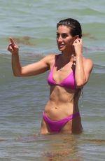 KAYLEE RICHARDS and BRITT RAFUSON in Bikinis at a Beach in Miami 07/09/2018