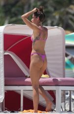 KAYLEE RICHARDS and BRITT RAFUSON in Bikinis at a Beach in Miami 07/09/2018