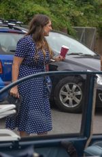 KELLY BROOK on the Set of Antiques Roadshow in Battle in East Sussex 07/22/2018