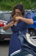 KELLY BROOK on the Set of Antiques Roadshow in Battle in East Sussex 07/22/2018