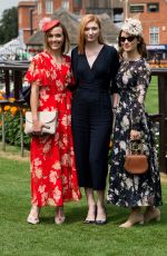 KELLY EASTWOOD at Moet & Chandon July Festival, Ladies Day at Newmarket Racecourse 07/12/2018