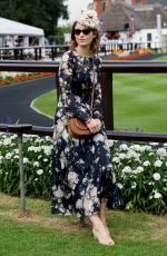 KELLY EASTWOOD at Moet & Chandon July Festival, Ladies Day at Newmarket Racecourse 07/12/2018