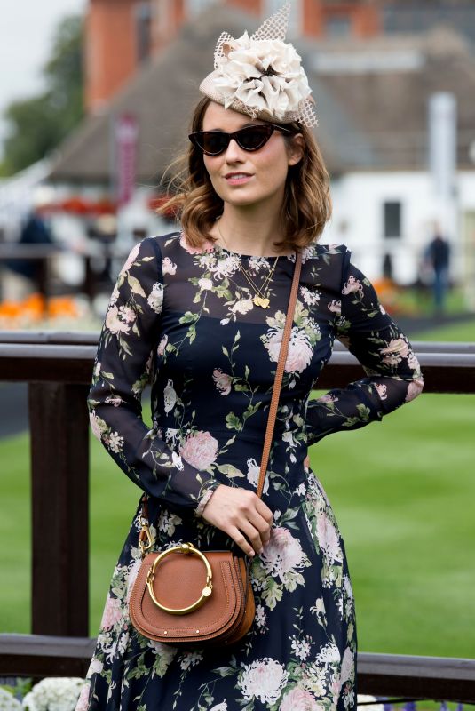 KELLY EASTWOOD at Moet & Chandon July Festival, Ladies Day at Newmarket Racecourse 07/12/2018