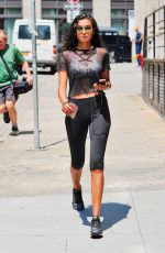 KELLY GALE in Leggings Out in New York 07/16/2018