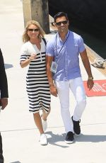 KELLY RIPA and Mark Consuelos at Comic-con in San Diego 07/21/2018