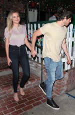 KELSEA BALLERINI Leaves Ivy Restaurant in Los Angeles 07/24/2018