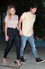KELSEA BALLERINI Leaves Ivy Restaurant in Los Angeles 07/24/2018