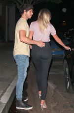 KELSEA BALLERINI Leaves Ivy Restaurant in Los Angeles 07/24/2018