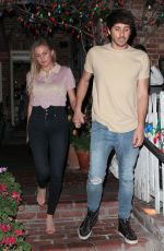 KELSEA BALLERINI Leaves Ivy Restaurant in Los Angeles 07/24/2018