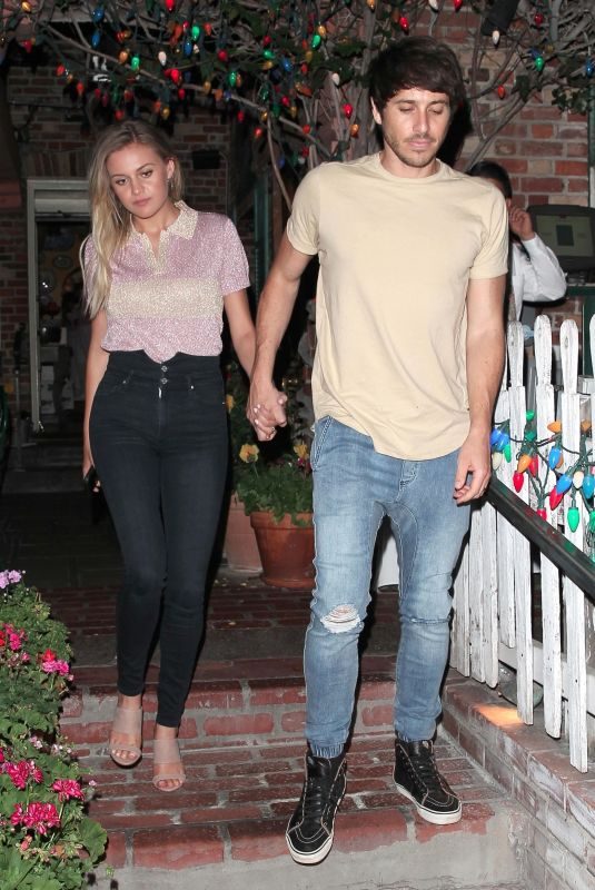 KELSEA BALLERINI Leaves Ivy Restaurant in Los Angeles 07/24/2018