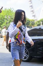 KENDALL JENNER at a Photoshoot at Regina Hotel in Paris 07/22/2018
