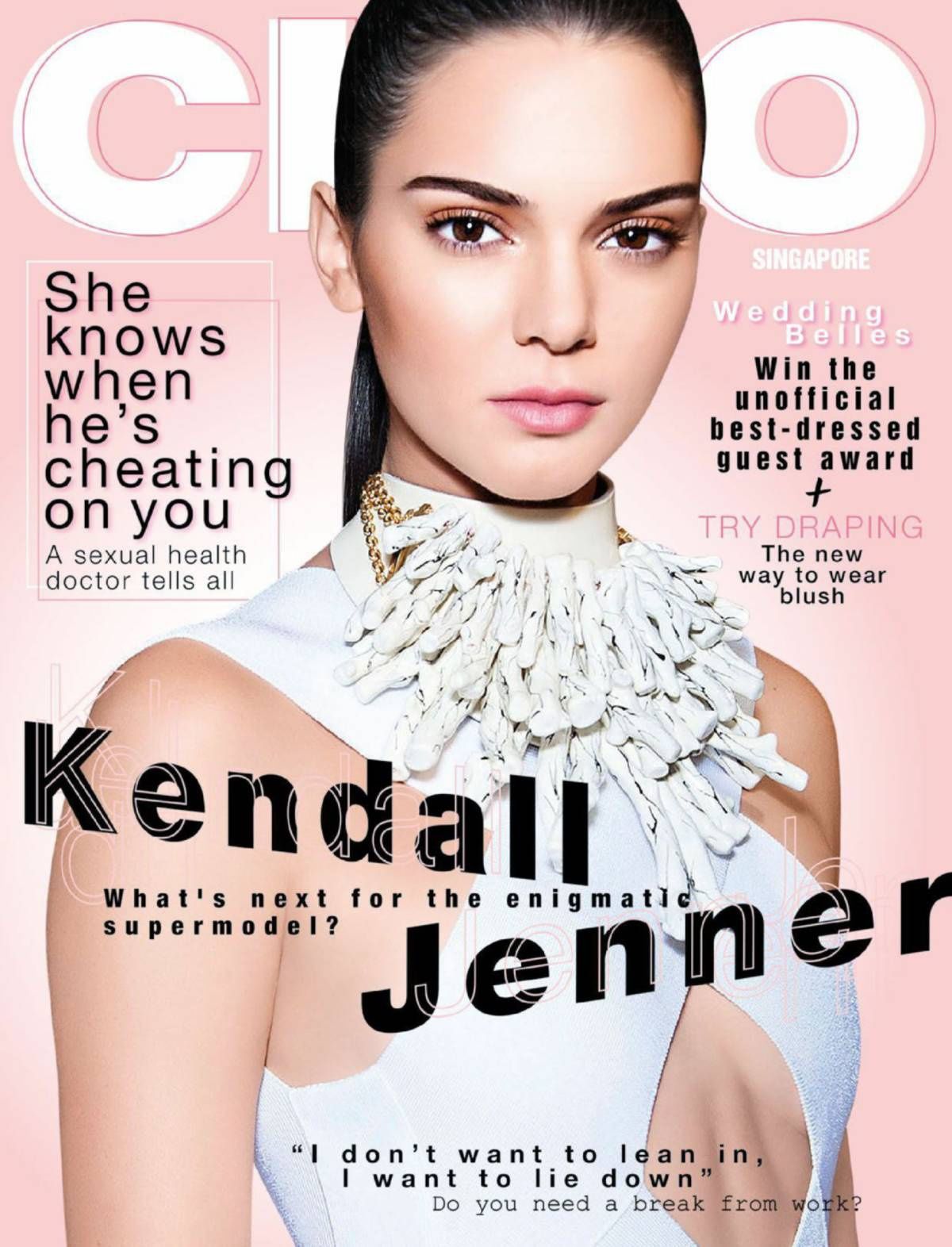 KENDALL JENNER in Cleo Magazine, Singapore June 2018 – HawtCelebs