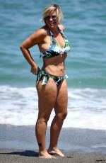 KERRY KATONA in Bikini on the Beach in Marbella 07/10/2018