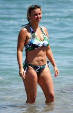 KERRY KATONA in Bikini on the Beach in Marbella 07/10/2018