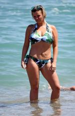 KERRY KATONA in Bikini on the Beach in Marbella 07/10/2018