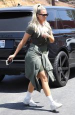 KHLOE KARDASHIAN at Bowling Alley in Woodland Hills 07/17/2018