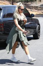 KHLOE KARDASHIAN at Bowling Alley in Woodland Hills 07/17/2018