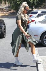 KHLOE KARDASHIAN at Bowling Alley in Woodland Hills 07/17/2018