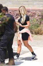 KHLOE KARDASHIAN Leaves a Studio in Los Angeles 07/16/2018